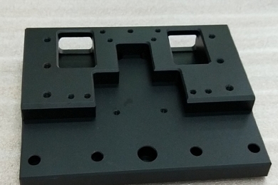 Aluminium black anodized