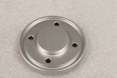 sand blasting+white anodizing