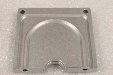 sand blasting+white anodizing