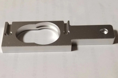 sand blasting+white anodizing